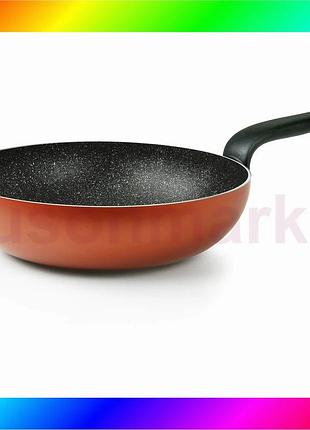 Bs сковорода вок flonal best mix pepita granit 32 см (pgfwo3250) bas77/n
