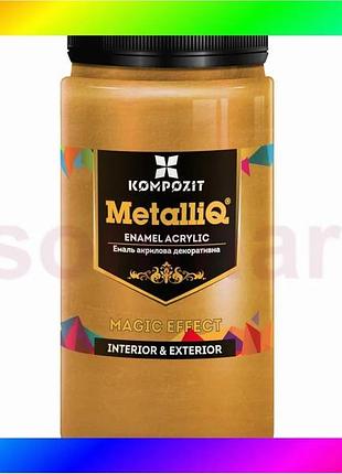 Bs эмаль акриловая metalliq® best mix банка 900 г, 900 г, красное золото bas77/n