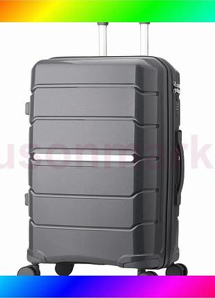 Bs чемодан semi line best mix 28" (l) graphite (t5835-3) bas77/n
