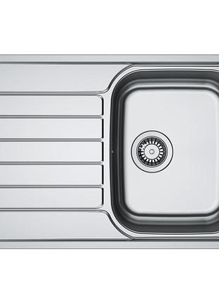 Кухонная мойка franke spark skl 611-78 (101.0716.715) нержавеющая сталь декорированная
