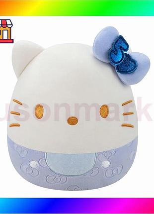 Bs мягкая игрушка squishmallows best mix – хелоу коте в синем (20 cm) bas77/n