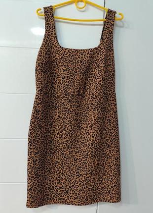 Платье, платье леопардовый принт h&amp;m. состояние идеально.