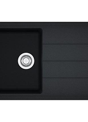 Кухонна мийка franke basis bfg 611-78 (114.0258.040) гранітна - врізна - оборотна - онікс