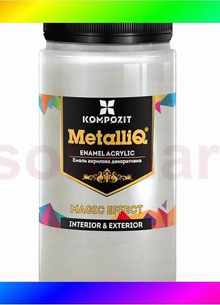 Bs эмаль акриловая metalliq® best mix банка 900 г, 900 г, серебро bas77/n