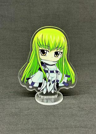 Акриловая коллекционная фигурка чиби chibi code geass - код гиас: восставший лелуш сиси (c.c.) 10 см