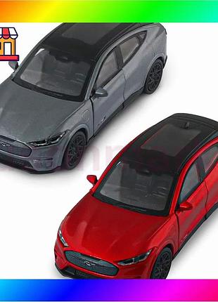 Bs автомодель – ford best mix mustang mach-e gt 2023 (красный, серебристо-серый) bas77/n