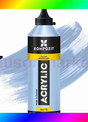 Bs краска акриловая standart best mix kompozit 500 мл, 50 голубое небо bas77/n