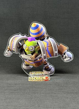Акриловая коллекционная фигурка clash of clans, clash royale гоблинская машина 15 cм