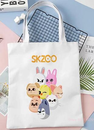 Сумка skzoo мерч stray kids, 40х40см