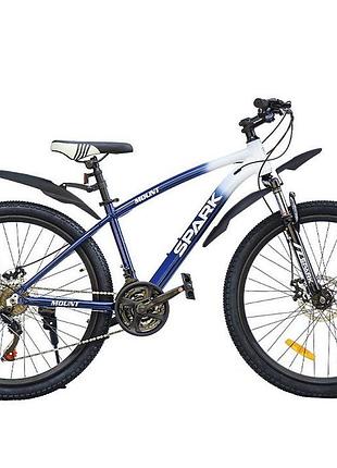 Велосипед al 26" spark mount рама 15" біло-синій (218756)
