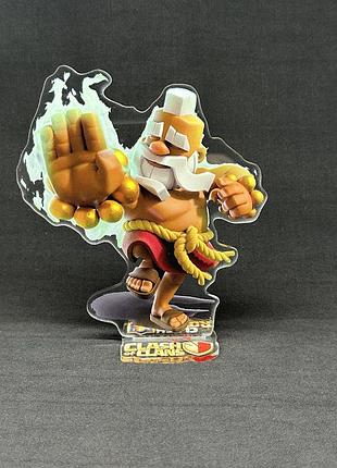 Акриловая коллекционная фигурка clash of clans, clash royale монах 15 cм