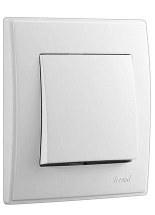 Выключатель lezard белый lesya 705-0202-100