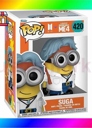 Bs игровая фигурка funko best mix pop! серии "minions x bts" - шуга bas77/n