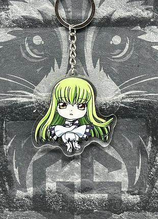 Брелок из акрила code geass - код гиас: восставший лелуш сиси (c.c.)