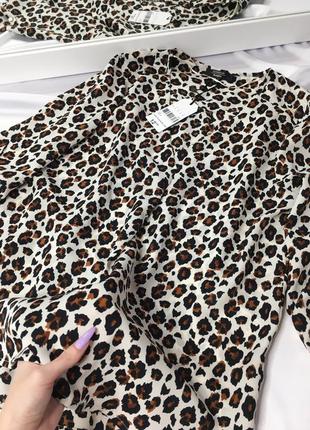 Новая блузка в леопардовый принт размер с2 фото