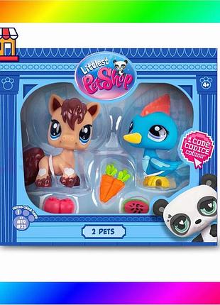 Bs игровой набор littlest best mix pet shop – фермерская фиеста (2 фигурки, аксессуар.) bas77/n
