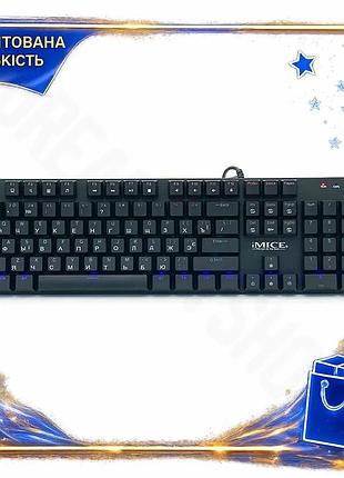 Dm клавиатура imice usb спецификация 2.2 черная 104 клавиши для компьютера настольная клавиатура с анг spe|lz
