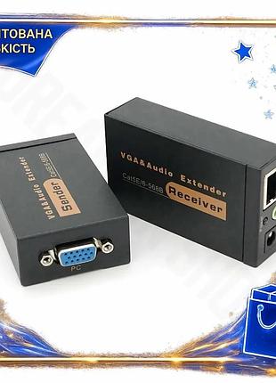 Dm активний подовжувач vga специфікація 2.2 сигналу до 100м voltronic по кручений парі cat5e/6e для ві spe|lz