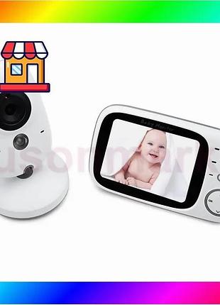 Bs видеоняня baby monitor best mix vb603 с обратной связью, беспроводная, hd720p, 3.2" дисплей, датчик bas77/n