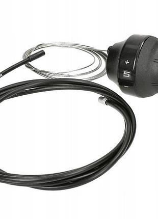 Манетка shimano nexus sl-c7000 revoshift 5шв. 2100мм., чорний (7543e)
