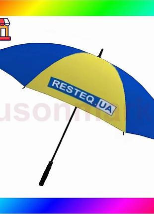 Bs зонтик в виде best mix украинского флага resteq. зонтик-трость национальная. большая желто-голубая bas77/n