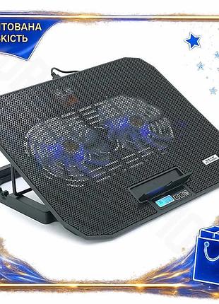 Dm підставка під ноутбук специфікація 2.2 icecoorel із вентиляторами 125 мм для охолодження ноутбуків spe|lz