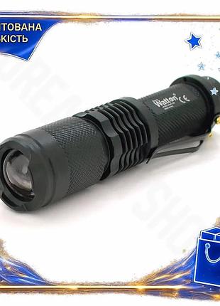 Dm фонарь ручной watton спецификация 2.2 1led cree t6 3w 4 режима zoom для туристов и активного отдыха spe|lz