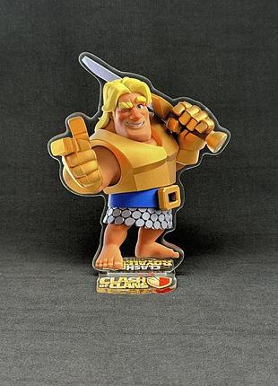 Акриловая коллекционная фигурка clash of clans, clash royale золотой рыцарь 15 cм