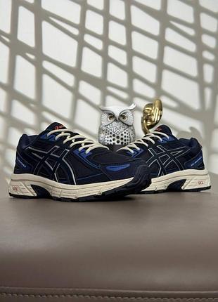 🌺женские кроссовки asics gel-venture 6 navy beige