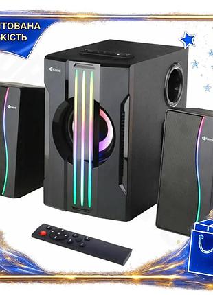Dm колонки 2.1 kisonli специфікація 2.2 із сабвуфером для пк та ноутбука bluetooth акустична система з spe|lz