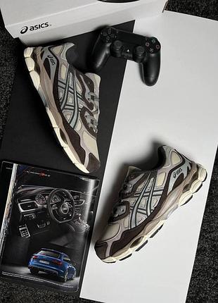Asics gel-nyc beige grey brown