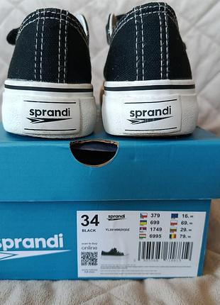 Кеды для девочки sprandi 34 размер 2