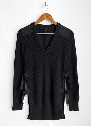 Rag & bone жіночий светр jane moto side ties