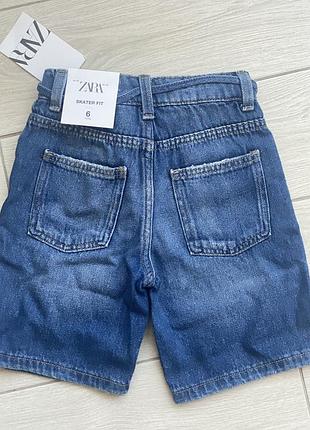 Джинсові шорти zara 2