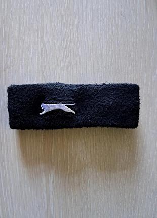 Черная повязка на голову slazenger
