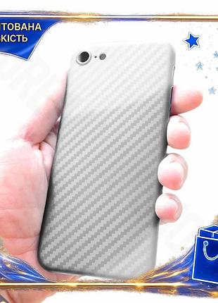 Dm ультратонка пластикова накладка специфікація 2.2 carbon для iphone білий захист від подряпин та уда spe|lz