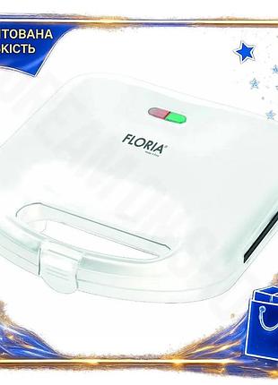 Dm сендвічниця тостер floria специфікація 2.2 біла 750 вт для приготування бутербродів та тостів гриль spe|lz