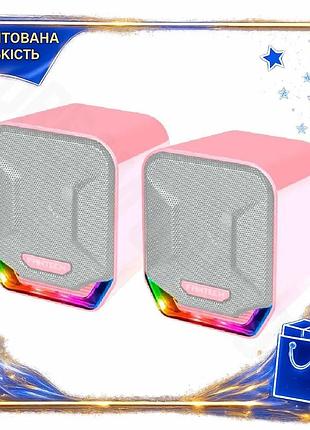 Dm колонки fantech 2.0 спецификация 2.2 usb pink для музыки и игр портативные акустические системы spe|lz