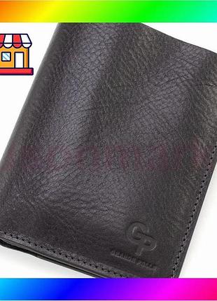 Bs портмоне мужское кожаное best mix с карманом для airtag grande pelle 518610 bas77/n