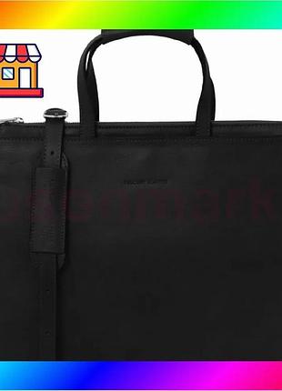 Bs женский портфель кожаный best mix на три отделения palermo tuscany tl142452 (черный) bas77/n