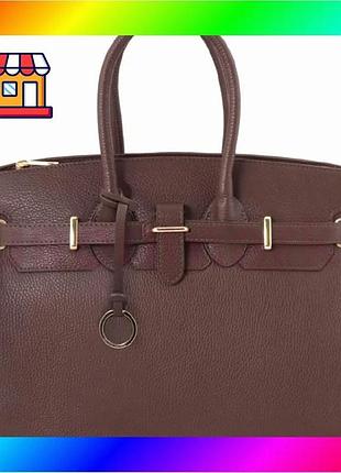 Bs tl bag кожаная best mix сумка женская tuscany tl141529 (coffee) bas77/n
