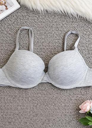 Бюстгальтер primark cares сірий меланж бавовняний 75 а