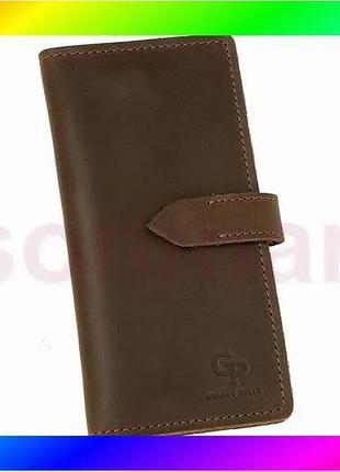 Bs портмоне мужское длинное best mix grande pelle 523120 в цвете шоколад bas77/n
