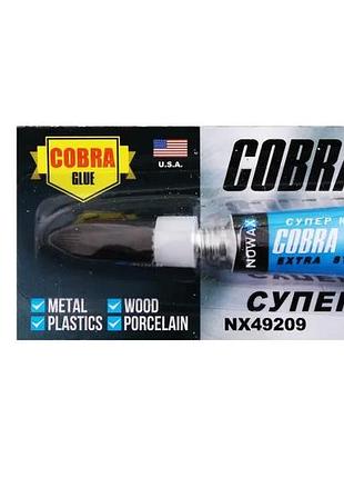 Клей супер 3г "nowax" cobra