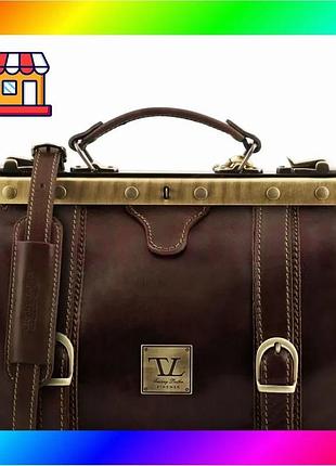 Bs кожаная сумка - best mix саквояж tuscany leather mona-lisa tl10034 (темно-коричневый) bas77/n