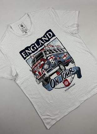 Чоловіча бавовняна футболка england volkswagen f&f розмір xl