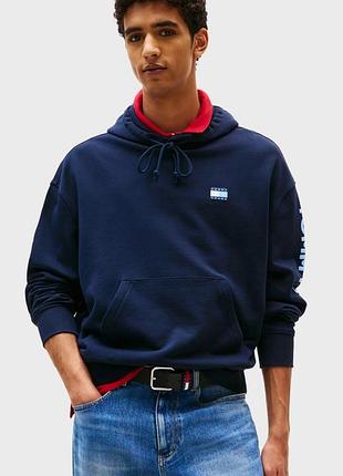 Tommy hilfiger мужское темно-синее худи new classics