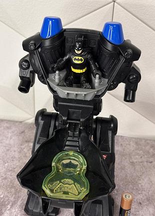 Робот бетмена imaginext dc super friends bat-tech batbot з фігуркою 2015 рік