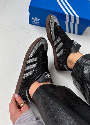 Adidas samba og rhinestone black