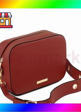 Bs женская сумочка из best mix натуральной кожи tl141733 tuscany leather красная bas77/n